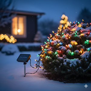 LUCES LED CON PANEL SOLAR